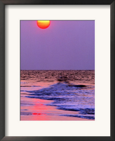 Sunrise On Atlantic Ocean Beach, Hilton Head Island, South Carolina, Usa by Charles R. Needle Pricing Limited Edition Print image