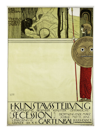 Poster For The First Exhibition After The Secession by Gustav Klimt Pricing Limited Edition Print image