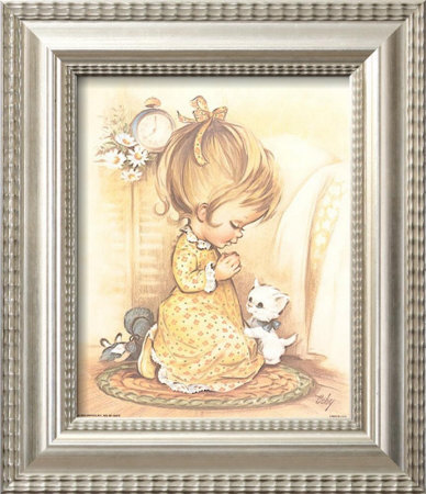 Girl Praying by Coby Pricing Limited Edition Print image