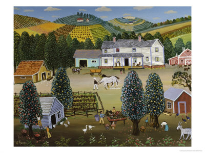 Fruitful Farm, C.1994 by Konstantin Rodko Pricing Limited Edition Print image