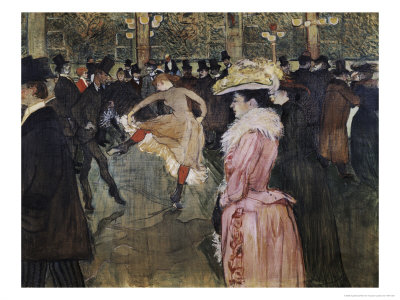 At The Moulin Rouge: The Dance by Henri De Toulouse-Lautrec Pricing Limited Edition Print image