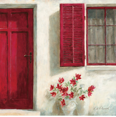 Ruby Doorway by Fabrice De Villeneuve Pricing Limited Edition Print image