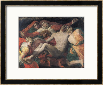Pieta, 1530-35 by Rosso Fiorentino (Battista Di Jacopo) Pricing Limited Edition Print image