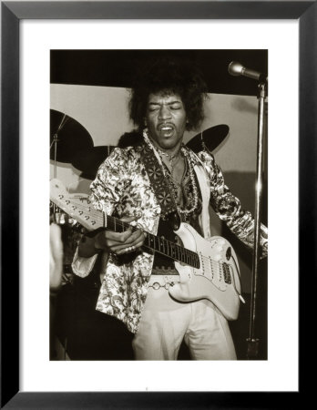 Jimi Hendrix, 5Th Dimension Club, Ann Arbor, Michigan, 1967 by Lindsey Pricing Limited Edition Print image