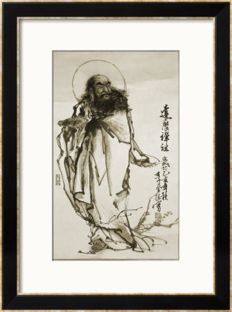Zen Master, Damo by Lee Deng Sheng Pricing Limited Edition Print image