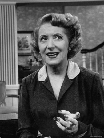 Actress And Comedienne Gracie Allen Alone In Scene From The Burns And Allen Show by Ed Clark Pricing Limited Edition Print image