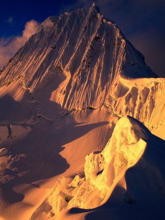 Sunset On The Southwest Face Of Nevado Alpamayo(5947M), Cordillera Blanca, Ancash, Peru by Grant Dixon Pricing Limited Edition Print image