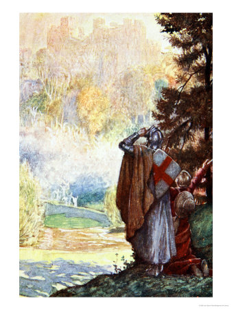 Within Sight Of The City To Which They Went, The Pilgrim's Progress, C.1907 by John Byam Shaw Pricing Limited Edition Print image