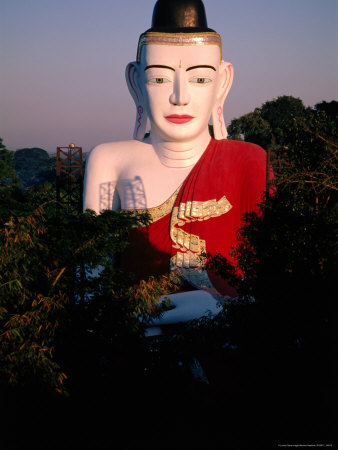 Sehtatgyi Paya, Or Big Ten-Storey, Buddha Statue, Pyay, Bago, Myanmar (Burma) by Bernard Napthine Pricing Limited Edition Print image