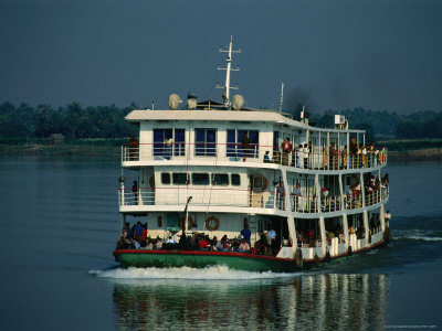 New Ferry To Pa-An-Mawlamyin, Mawlamyaing, Mon State, Myanmar (Burma) by Bernard Napthine Pricing Limited Edition Print image