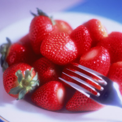 Fresh Strawberries by David Burch Pricing Limited Edition Print image