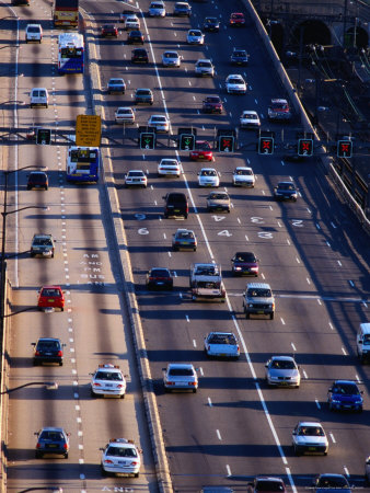 Traffic On Bradford Highway, Sydney, Australia by Chris Mellor Pricing Limited Edition Print image