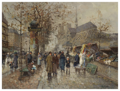 Pluvieux Market by Hovely Pricing Limited Edition Print image