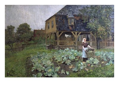 The Manor House On Grunerloekka (Oil On Canvas) by Fritz Thaulow Pricing Limited Edition Print image