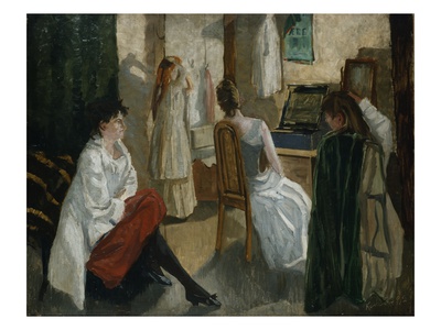 An Actress's Wardrobe, 1882 (Oil On Canvas) by Kalle Lochen Pricing Limited Edition Print image