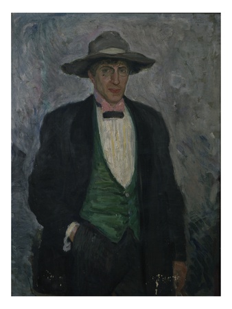 The Painter Niels Astrup, 1919 (Oil On Canvas) by Bernhard Dorotheus Folkestad Pricing Limited Edition Print image