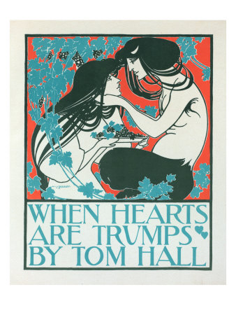 Affiche Americaine When Hearts Are Trumps by Will H. Bradley Pricing Limited Edition Print image