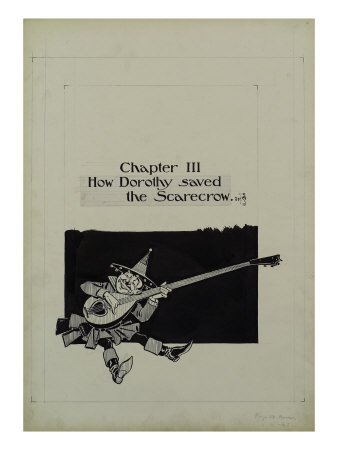 Chapter Iii, How Dorothy Saved The Scarecrow by William W. Denslow Pricing Limited Edition Print image