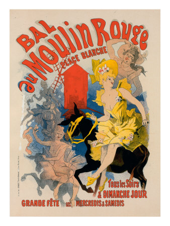 Le Bal Du Moulin Rouge by Jules Cheret Pricing Limited Edition Print image