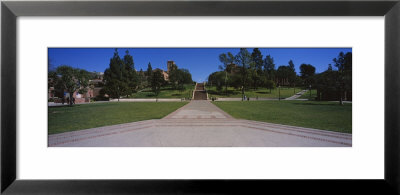 Walkway To Janss Steps, Royce Hall, Powell Library, Ucla, California, Usa by Panoramic Images Pricing Limited Edition Print image