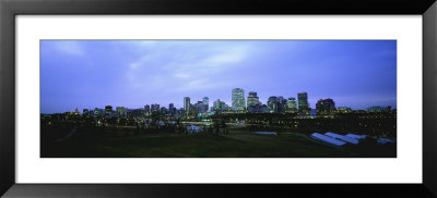 City At Dawn, Edmonton, Alberta, Canada by Panoramic Images Pricing Limited Edition Print image