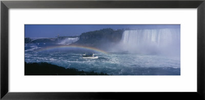 Tourboat Near Waterfalls, Niagara Falls, Ontario, Canada by Panoramic Images Pricing Limited Edition Print image