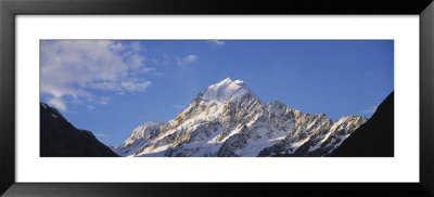 Snowcapped Mountain, Mt. Cook, Southern Alps, New Zealand by Panoramic Images Pricing Limited Edition Print image