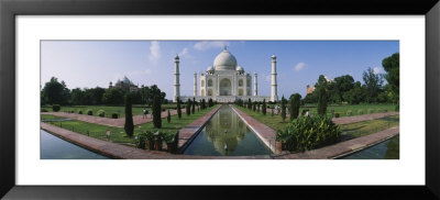 Facade Of A Mausoleum, Taj Mahal, Agra, Uttar Pradesh, India by Panoramic Images Pricing Limited Edition Print image
