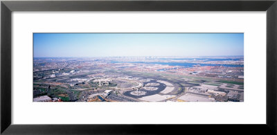Manhattan In Background From Newark Airport, New Jersey, Usa by Panoramic Images Pricing Limited Edition Print image