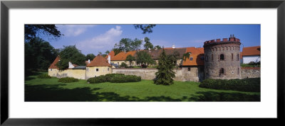 Lawn In Front Of A Castle, Trebon, Czech Republic by Panoramic Images Pricing Limited Edition Print image