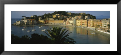 Buildings At The Waterfront, Sestri Levante, Liguria, Italy by Panoramic Images Pricing Limited Edition Print image