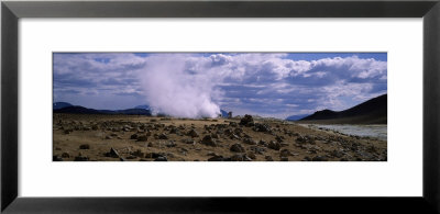 Natural Geyser On A Landscape, Namaskard, Lake Myvatn, Iceland by Panoramic Images Pricing Limited Edition Print image