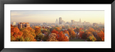 Autumn Trees In A City, Hartford, Connecticut, Usa by Panoramic Images Pricing Limited Edition Print image