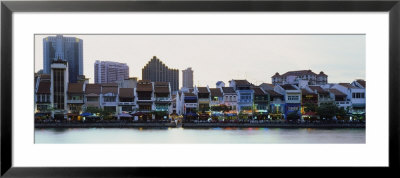 Buildings On The Waterfront, Singapore River, Singapore by Panoramic Images Pricing Limited Edition Print image