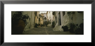 Buildings On Both Sides Of An Alley, Valencia, Spain by Panoramic Images Pricing Limited Edition Print image