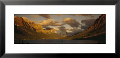 Mountains Surrounding A Lake, St. Mary Lake, Glacier Bay National Park, Montana, Usa by Panoramic Images Pricing Limited Edition Print image