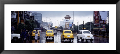 Cars On The Road, Calcutta, West Bengal, India by Panoramic Images Pricing Limited Edition Print image