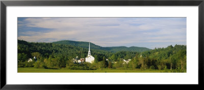 Building Surrounded By Trees, Vermont, New England, Usa by Panoramic Images Pricing Limited Edition Print image