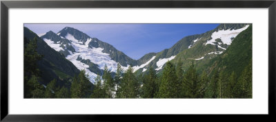 Snow On Mountains, Portage Glacier, Alaska, Usa by Panoramic Images Pricing Limited Edition Print image