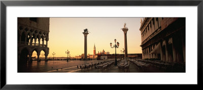 Sculptures In Front Of A Building, St. Mark's Square, Venice, Italy by Panoramic Images Pricing Limited Edition Print image