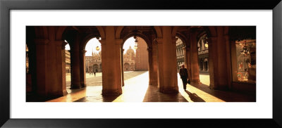 Tourists In A Building, Venice, Italy by Panoramic Images Pricing Limited Edition Print image