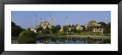 Garden In Front Of A Mosque, Blue Mosque, Istanbul, Turkey by Panoramic Images Pricing Limited Edition Print image