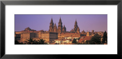 Cathedral In A City, Santiago De Compostela, La Coruna, Galicia, Spain by Panoramic Images Pricing Limited Edition Print image