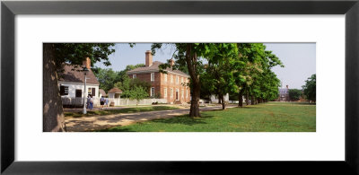 People Standing On The Street, Williamsburg, Virginia, Usa by Panoramic Images Pricing Limited Edition Print image