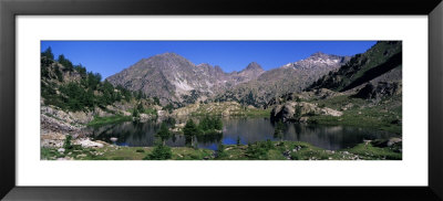 Lake Surrounded By Mountains, Mercantour, Hinterland, French Riviera by Panoramic Images Pricing Limited Edition Print image