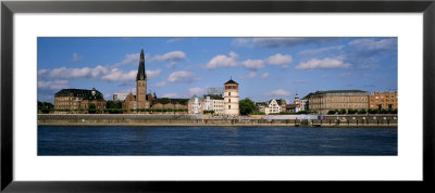 Rhine River, Dusseldorf, Germany by Panoramic Images Pricing Limited Edition Print image