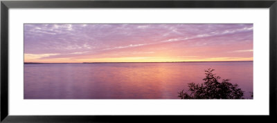 Sunset, Castle Rock Lake, Wisconsin, Usa by Panoramic Images Pricing Limited Edition Print image