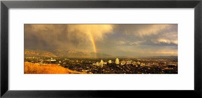 Rainbow, Salt Lake City, Utah, Usa by Panoramic Images Pricing Limited Edition Print image