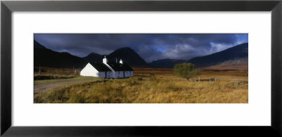 Highlands Cottage, Glencoe, Scotland, United Kingdom by Panoramic Images Pricing Limited Edition Print image