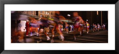Blurred Motion Of Marathon Runners, Houston, Texas, Usa by Panoramic Images Pricing Limited Edition Print image